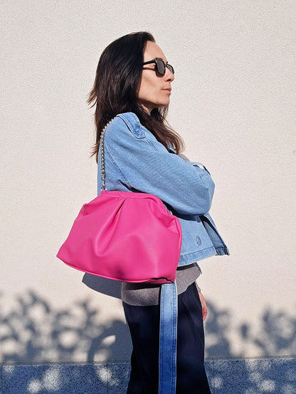 BORSA CLIC CLAC fucsia