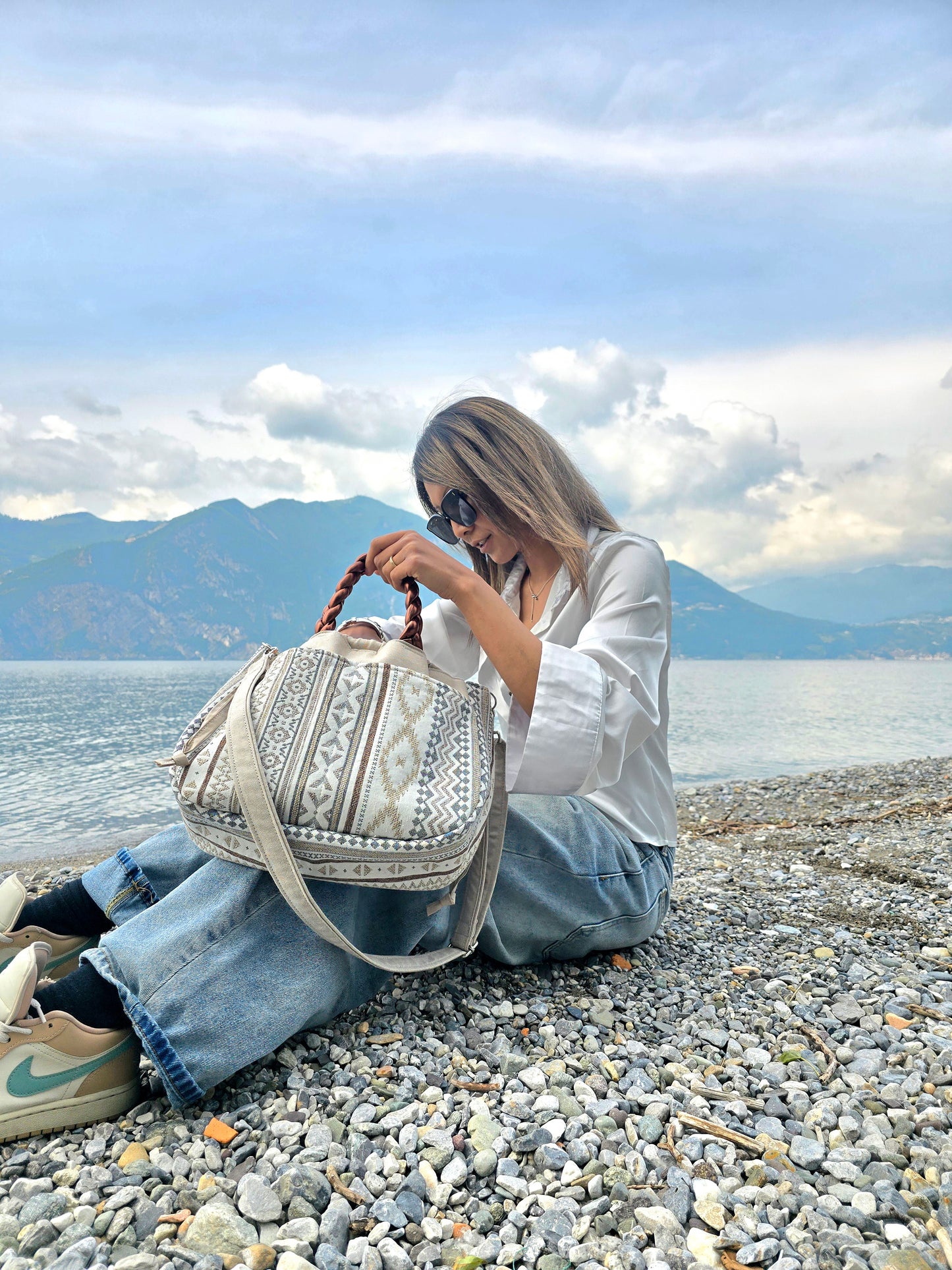 "L'ORGANIZZATA" corda chiaro/ boho