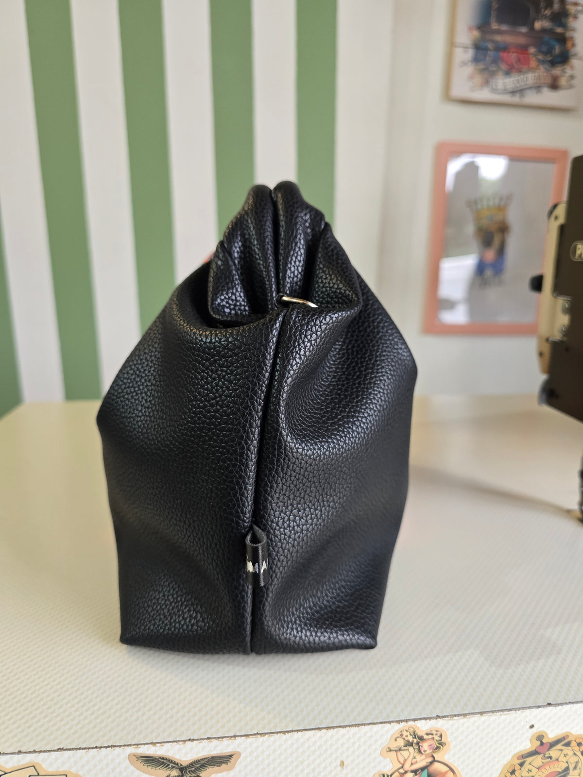 BORSA CLIC CLAC tracolla regolabile nero/ex voto multicolor