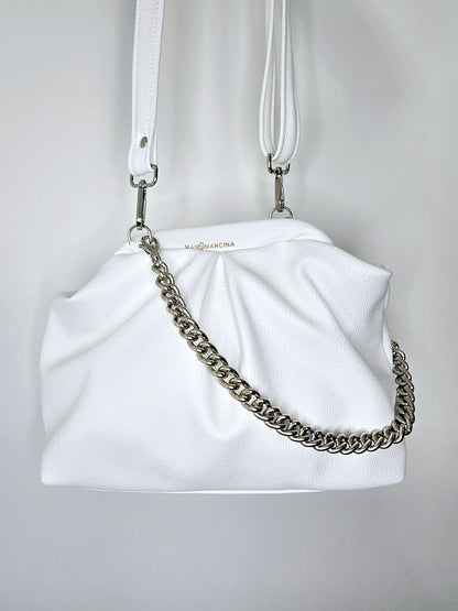 BORSA CLIC CLAC bianco