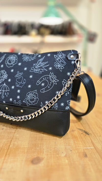 GILDA similpelle nero/tattoo black