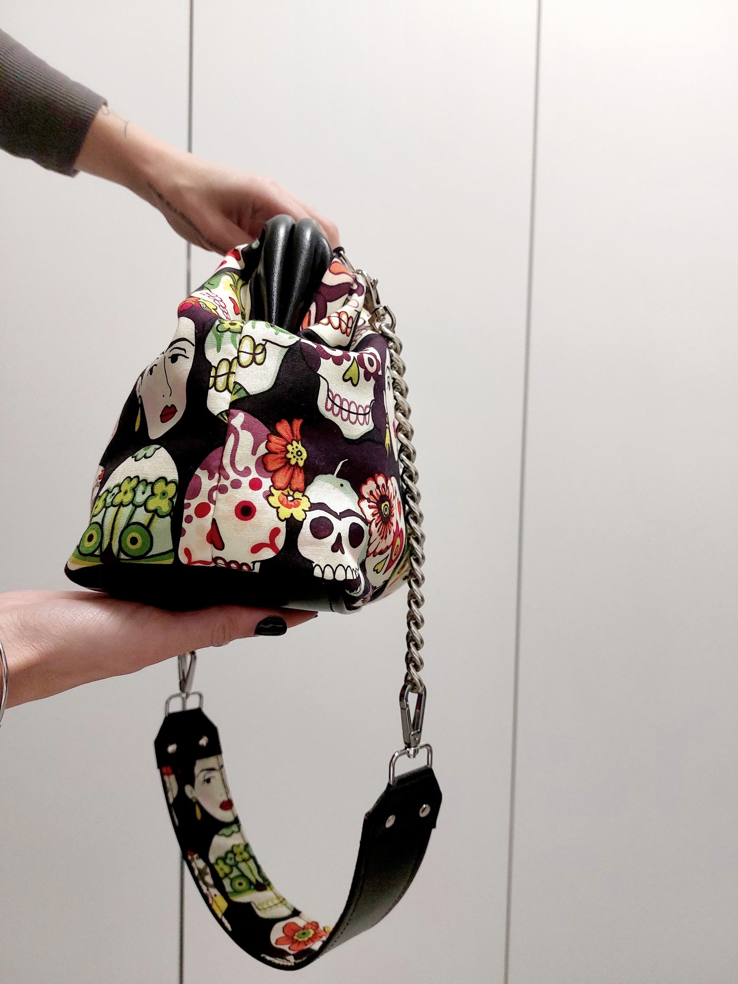 BORSA CLIC CLAC nero/Frida