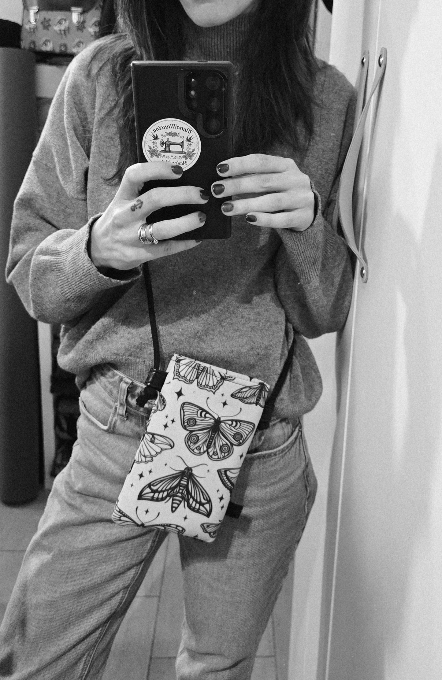 Phone bag basic EX VOTO NERO