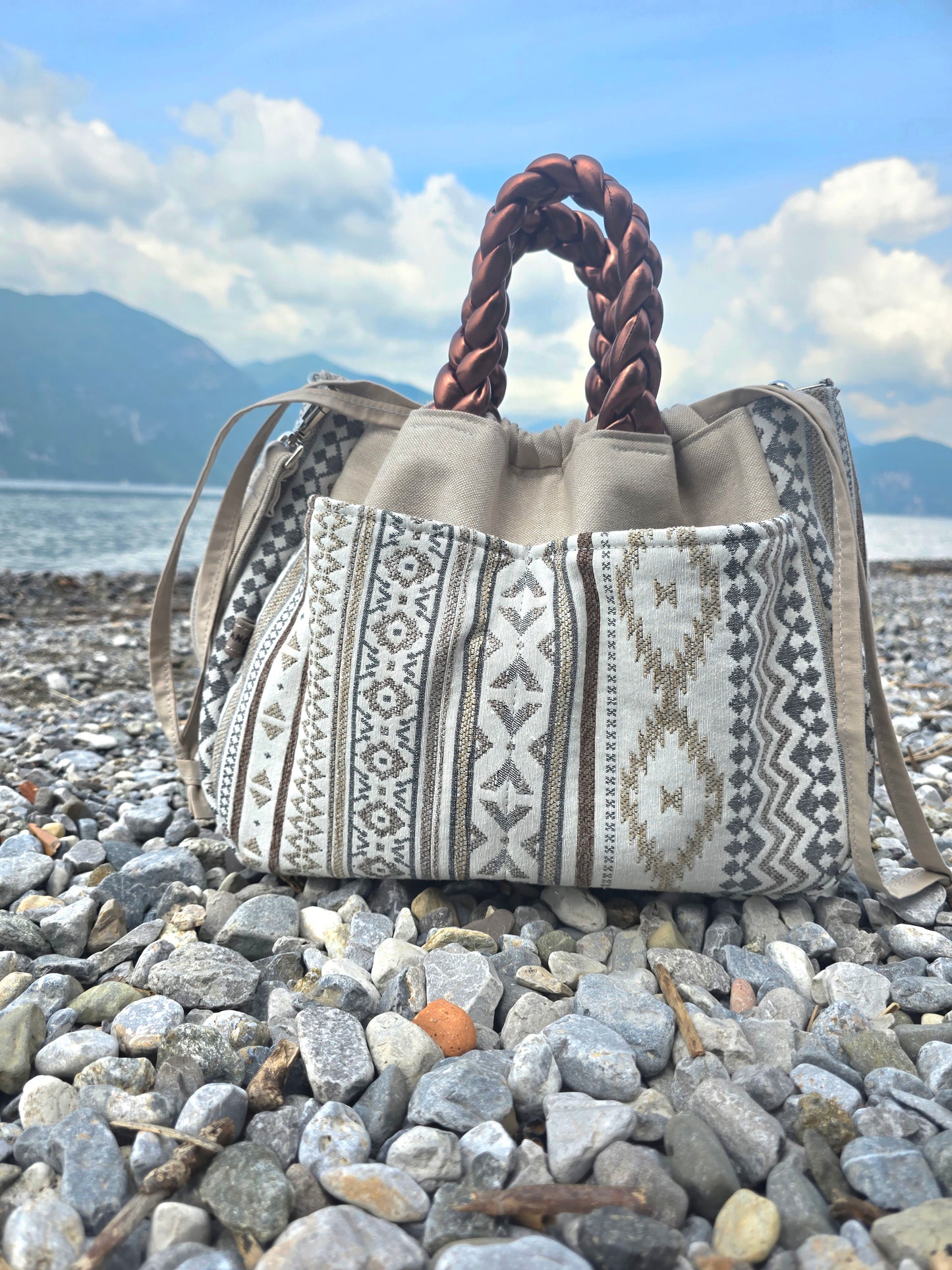 "L'ORGANIZZATA" corda chiaro/ boho