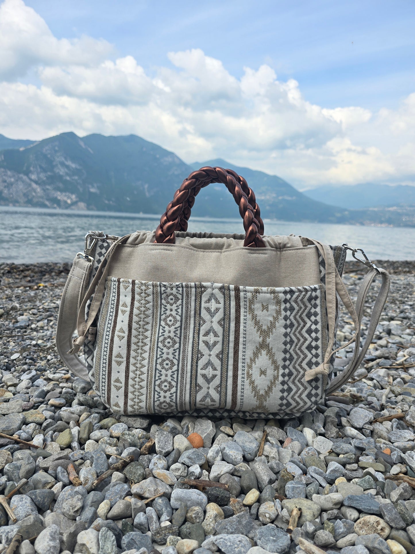 "L'ORGANIZZATA" corda chiaro/ boho