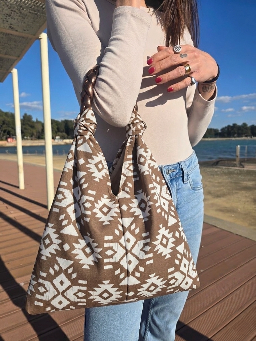 KNOT BAG atzeco brown