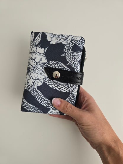 Mini wallet fiori+serpenti