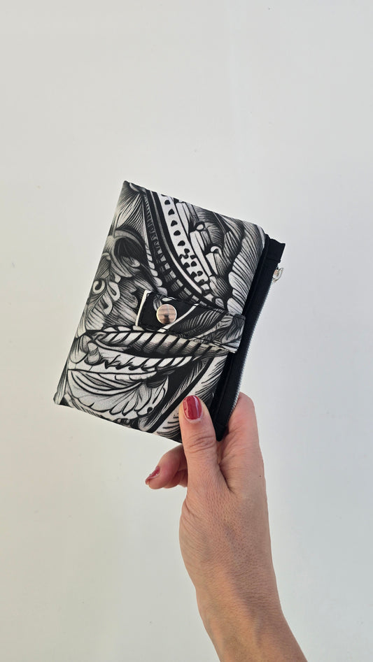 MINI WALLET ~ b&w (pezzo unico)