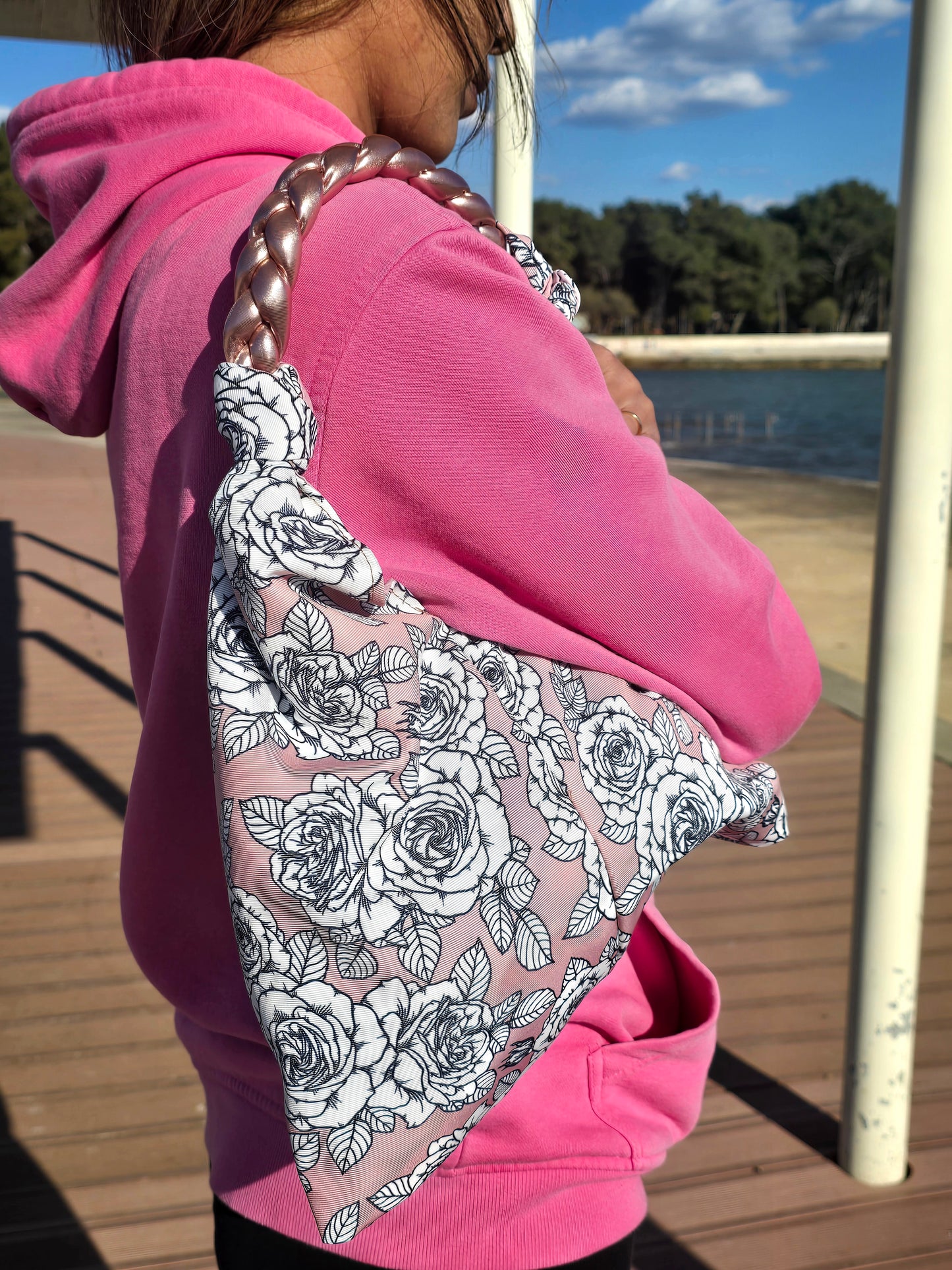 KNOT BAG rose