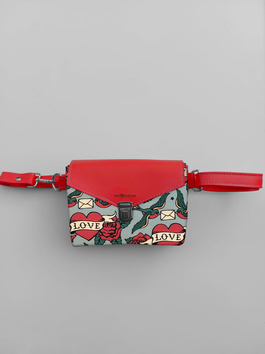 MARSUPIELLO rosso / rondini love