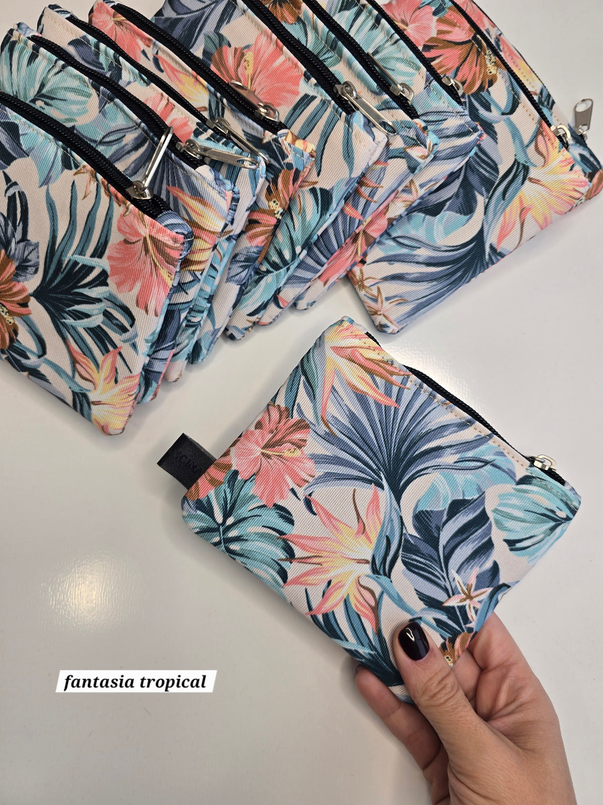 POCHETTE COMPACT | PORTA CARTE E MONETE | tutte le fantasie con fiori