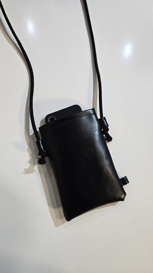 Phone bag basic TINTA UNITA NERO