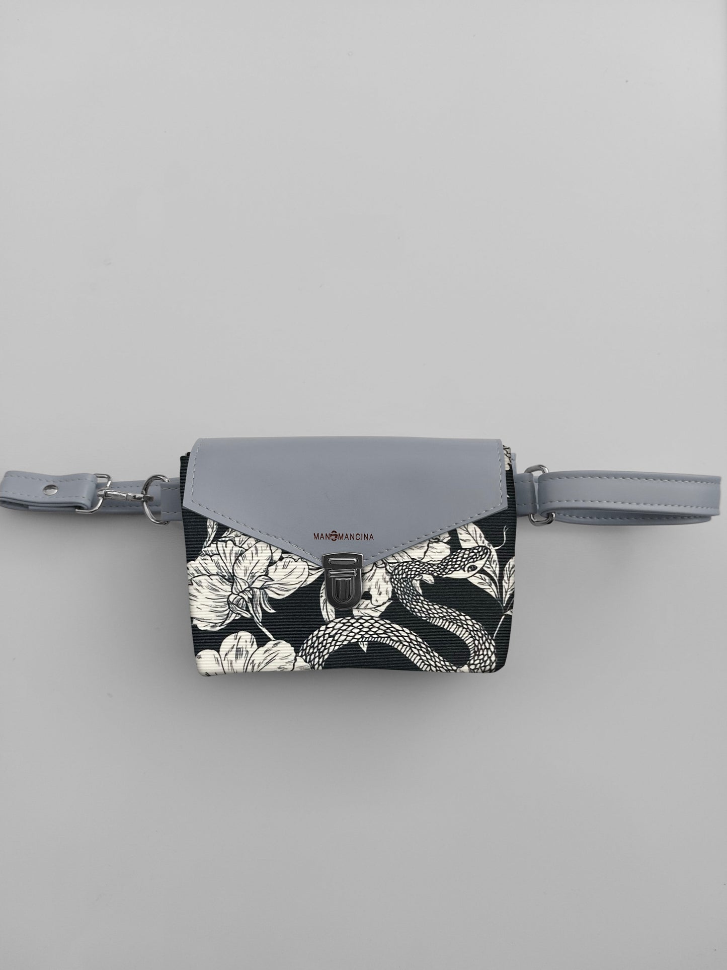 MARSUPIELLO grigio / fiori serpenti