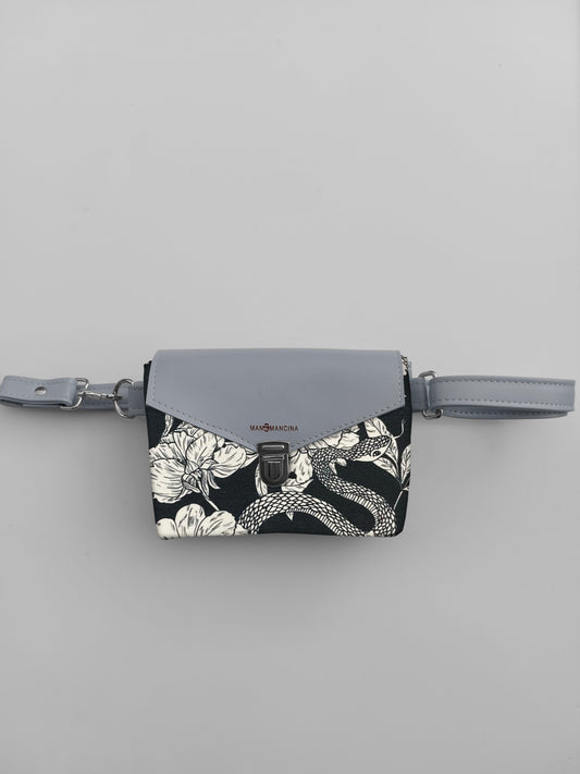 MARSUPIELLO grigio / fiori serpenti