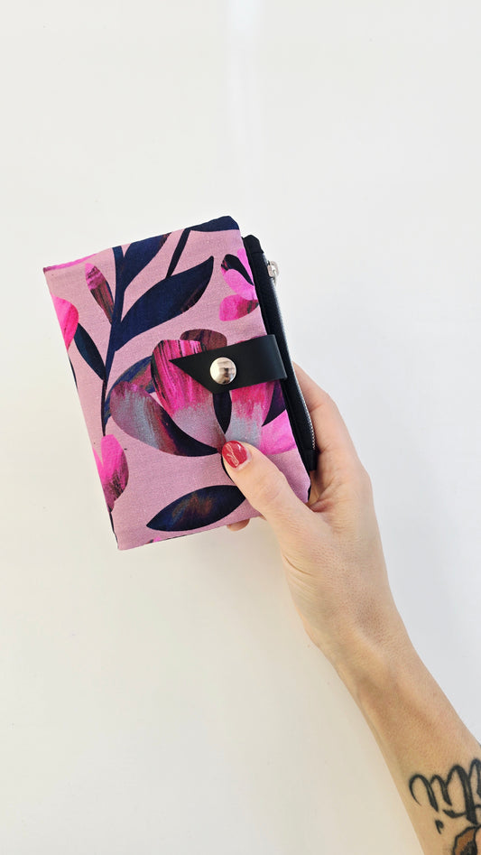 MINI WALLET ~ flower fucsia (pre-order, in produzione dal 10/10)