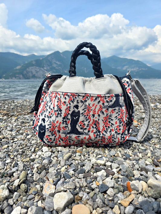 "L'ORGANIZZATA" grigio chiaro/geisha