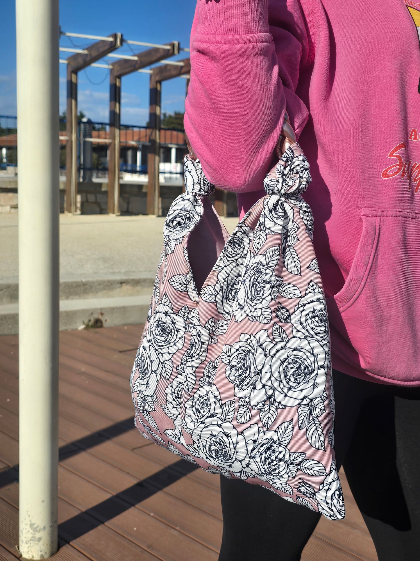 KNOT BAG rose