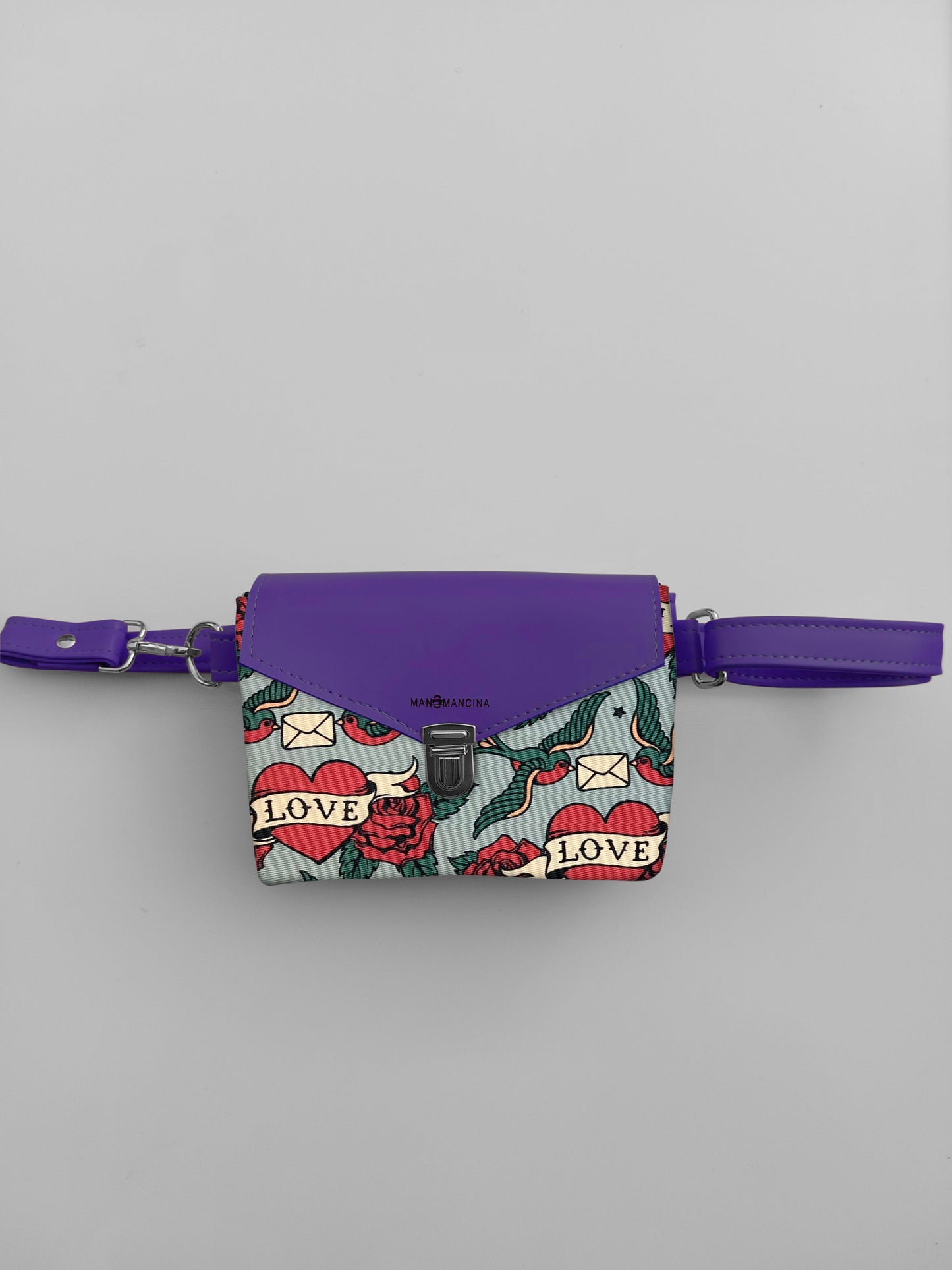 MARSUPIELLO viola / love rondini