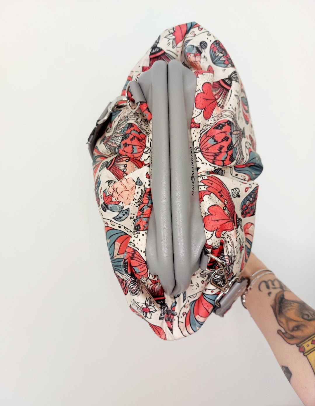 BORSA CLIC CLAC grigio/ mongolfiere