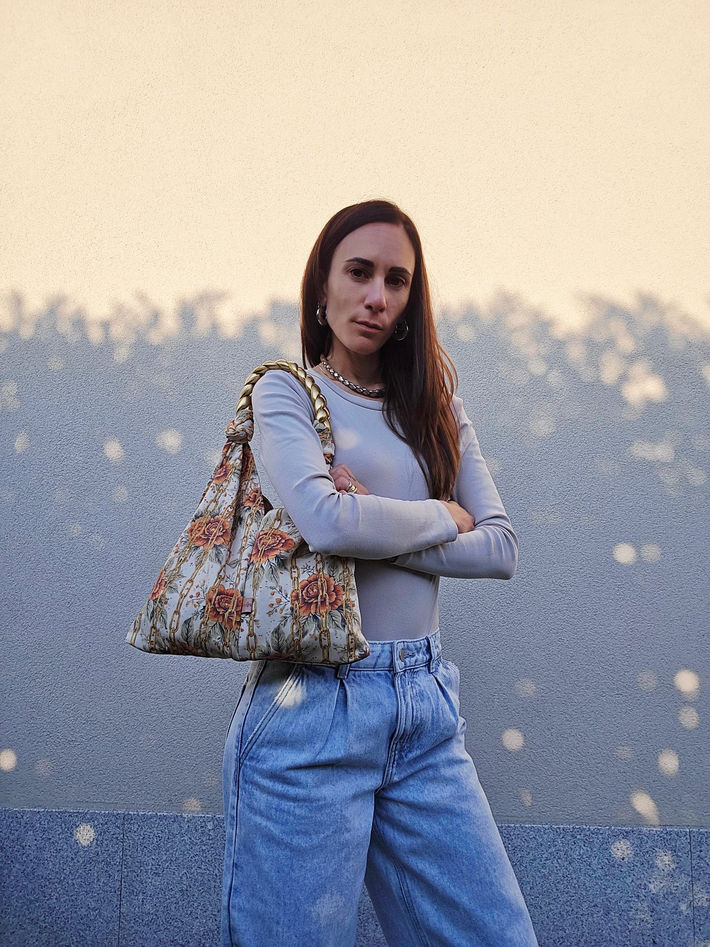 KNOT BAG oro fiori