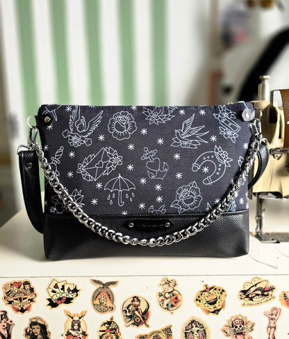 GILDA similpelle nero/tattoo black