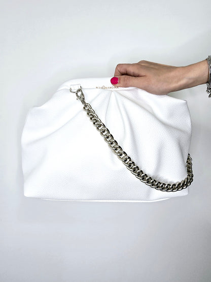 BORSA CLIC CLAC bianco