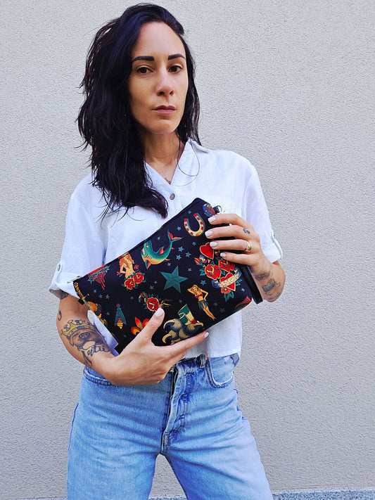 MAXI POCHETTE tattoo one nero