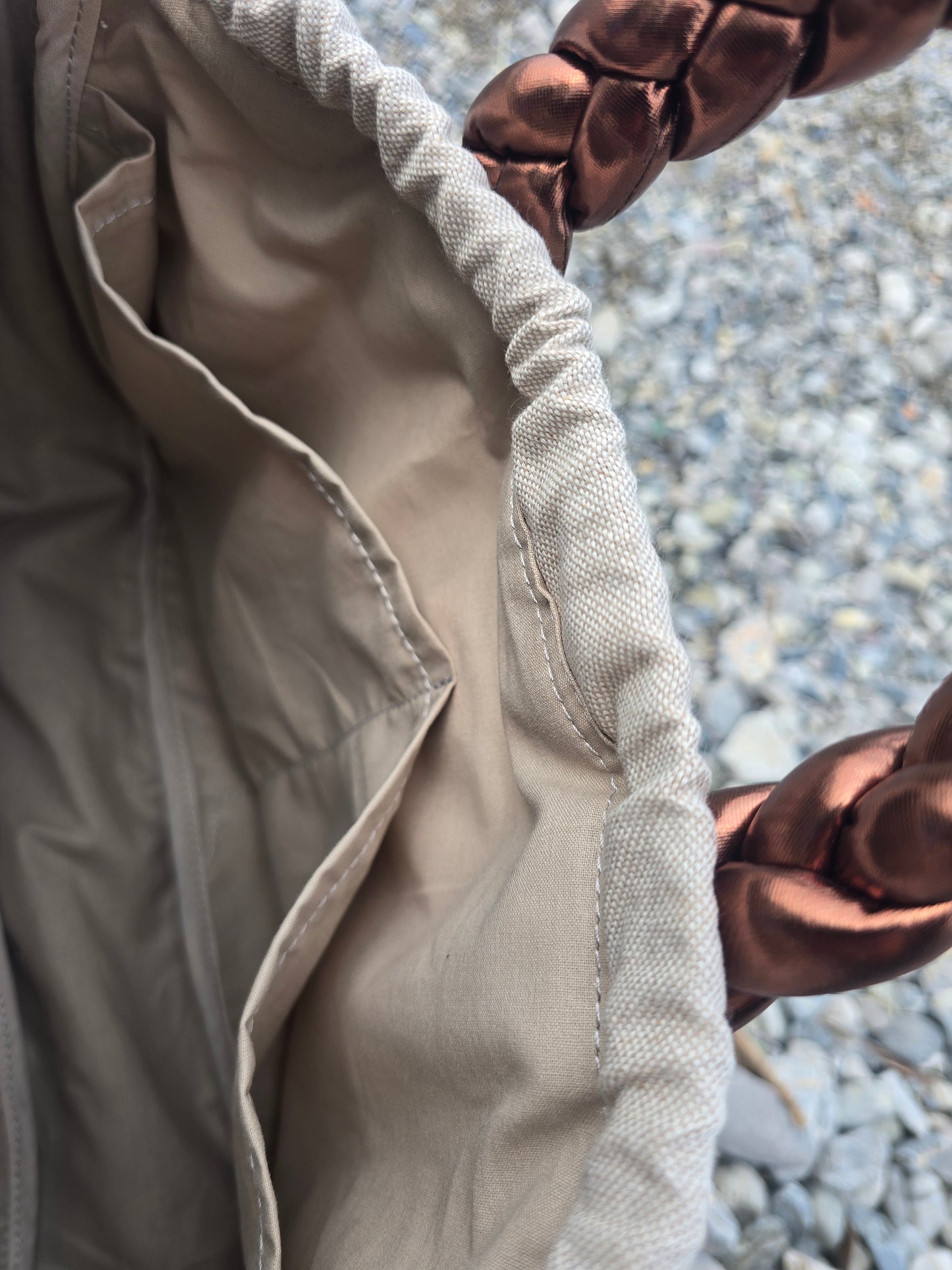 "L'ORGANIZZATA" corda chiaro/ boho