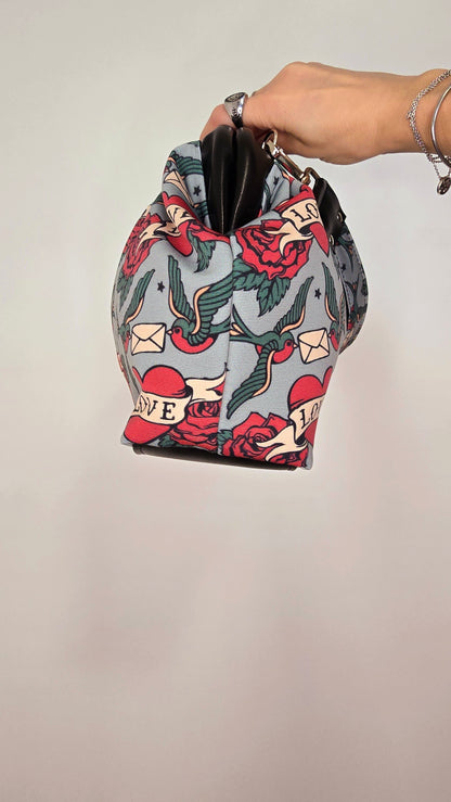 BORSA CLIC CLAC nero / rondini