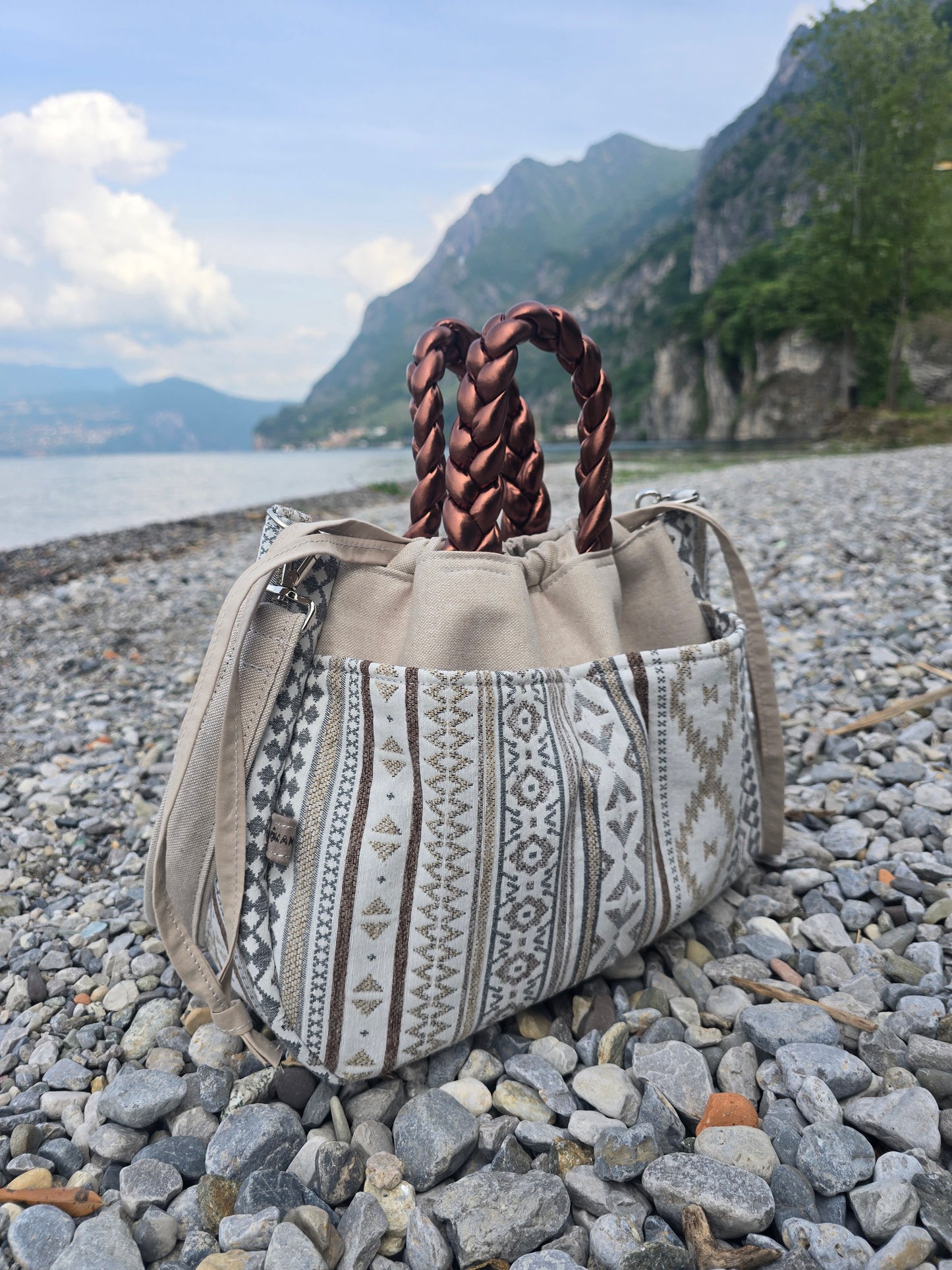"L'ORGANIZZATA" corda chiaro/ boho