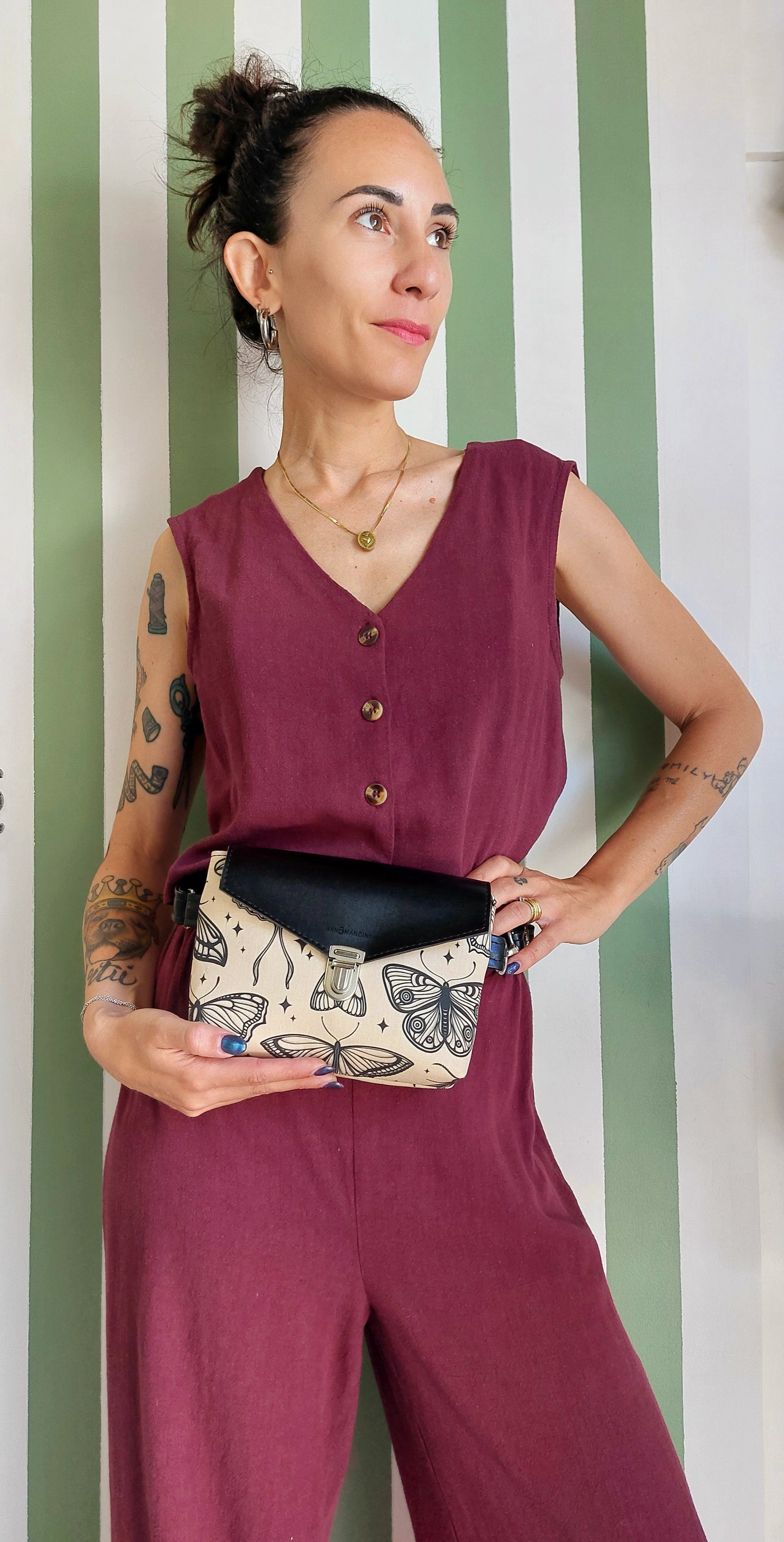 MARSUPIELLO nero/ tattoo camel