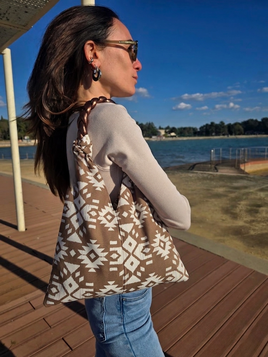 KNOT BAG atzeco brown