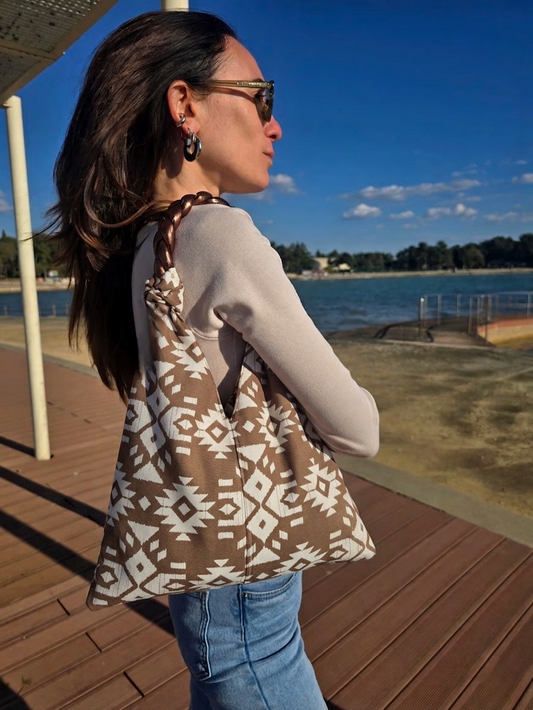 KNOT BAG atzeco brown