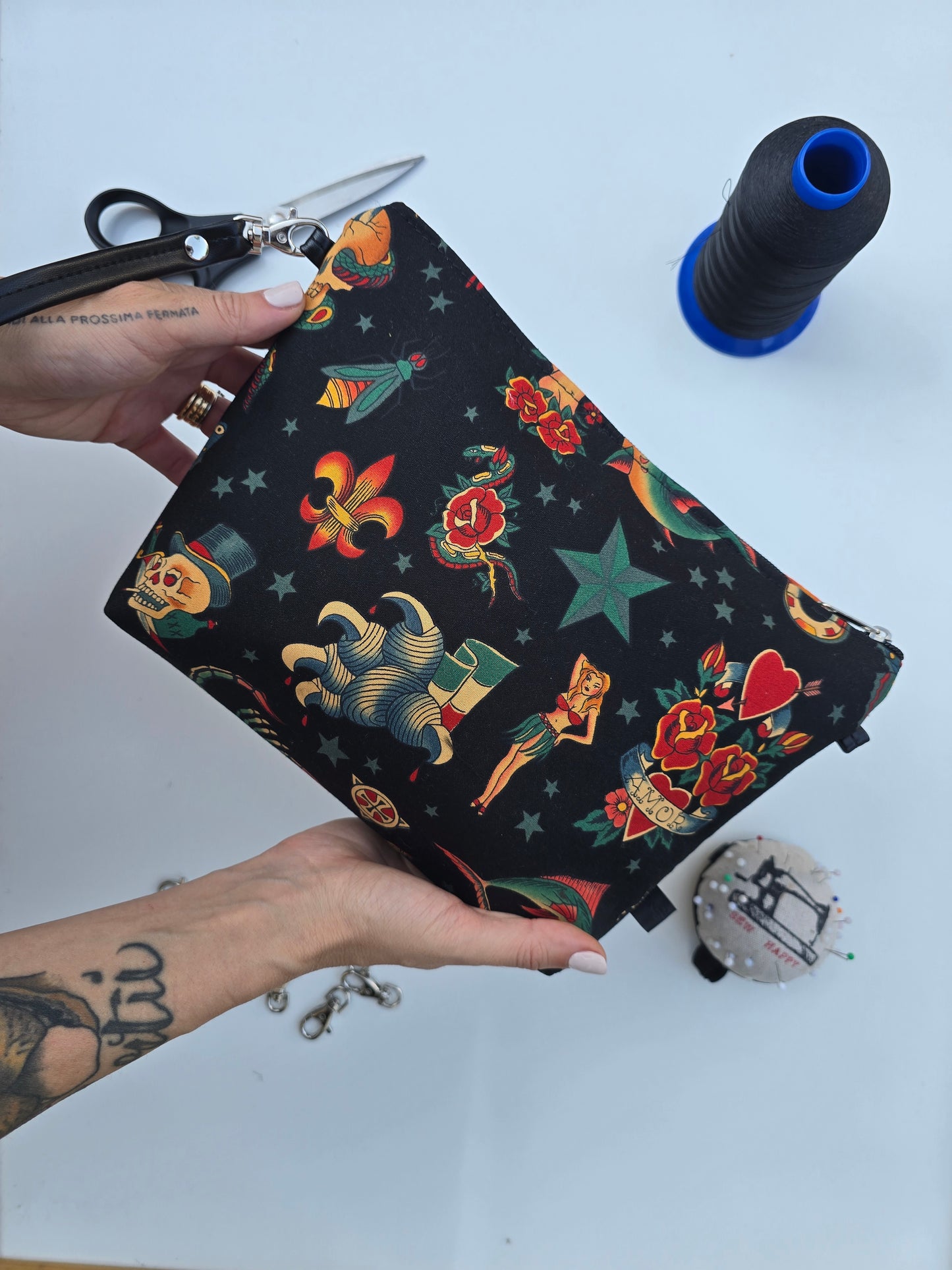MAXI POCHETTE tattoo one nero