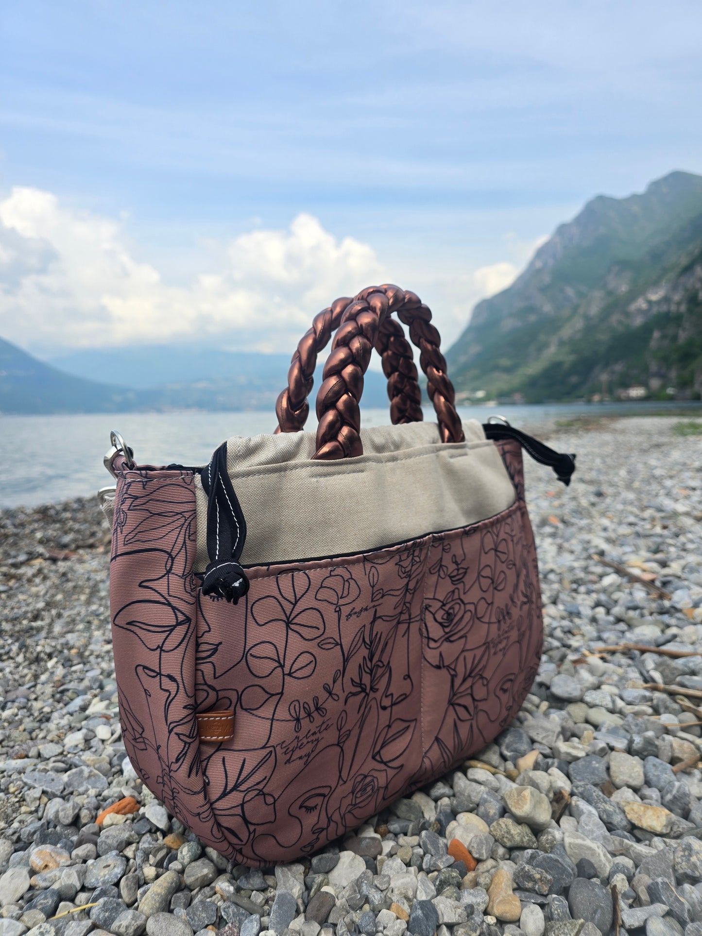 "L'ORGANIZZATA" corda chiaro/mocha viso