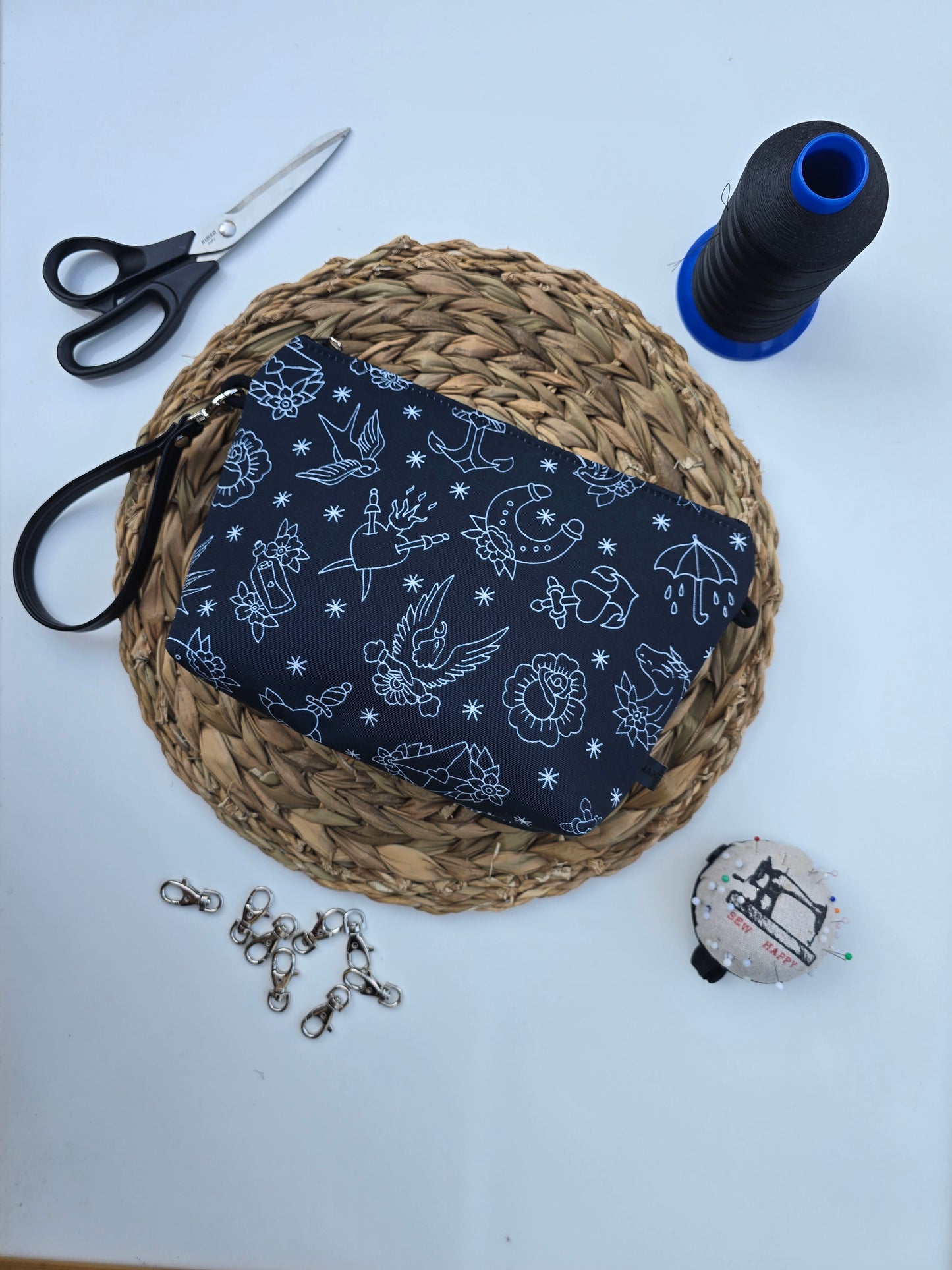 MAXI POCHETTE tattoo nero
