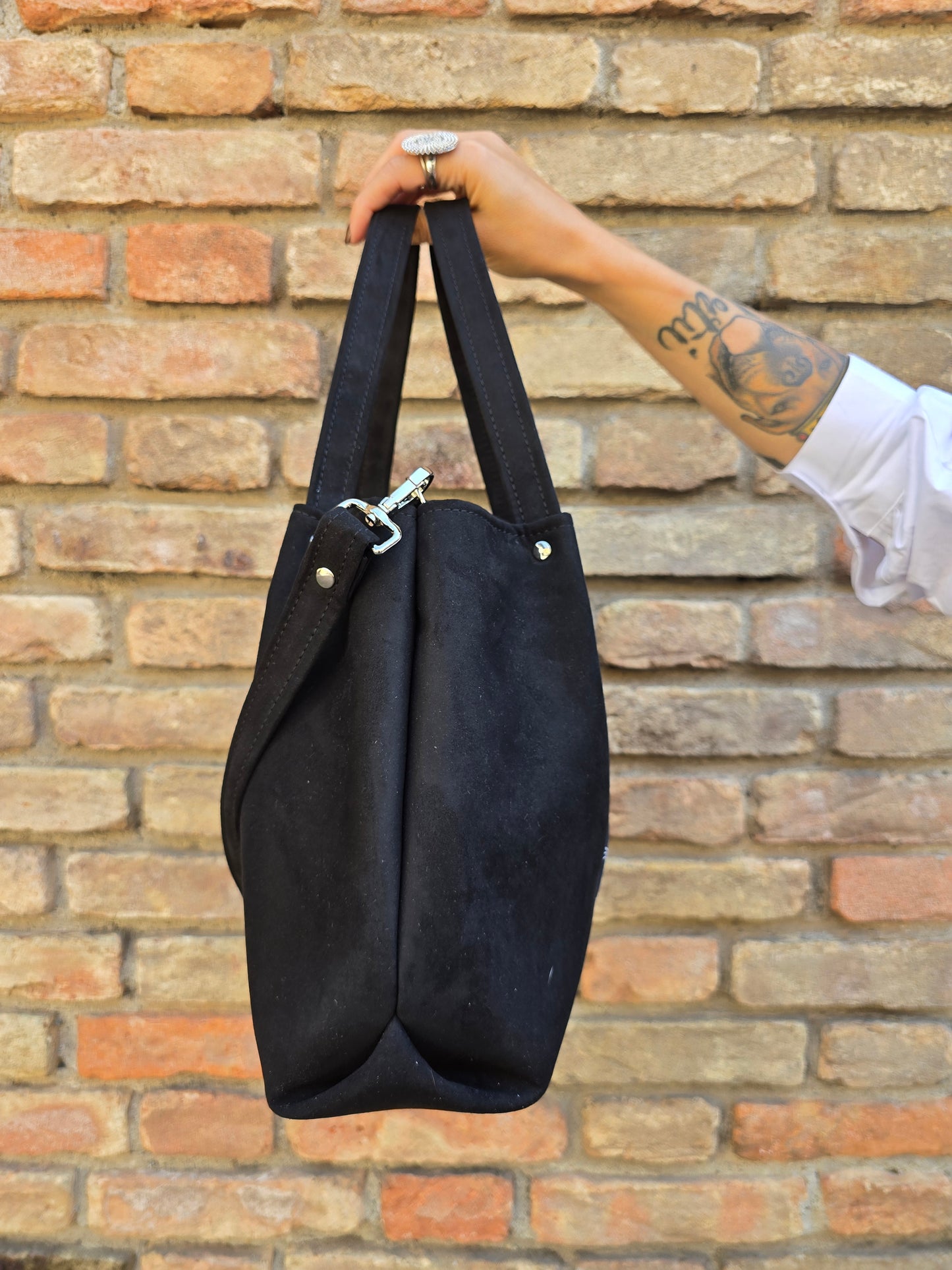 L'ARTIGIANA - nero/tattoo black +borchie