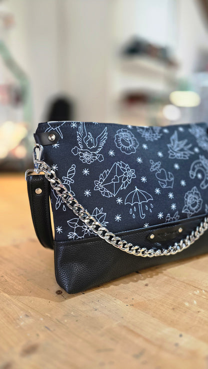 GILDA similpelle nero/tattoo black