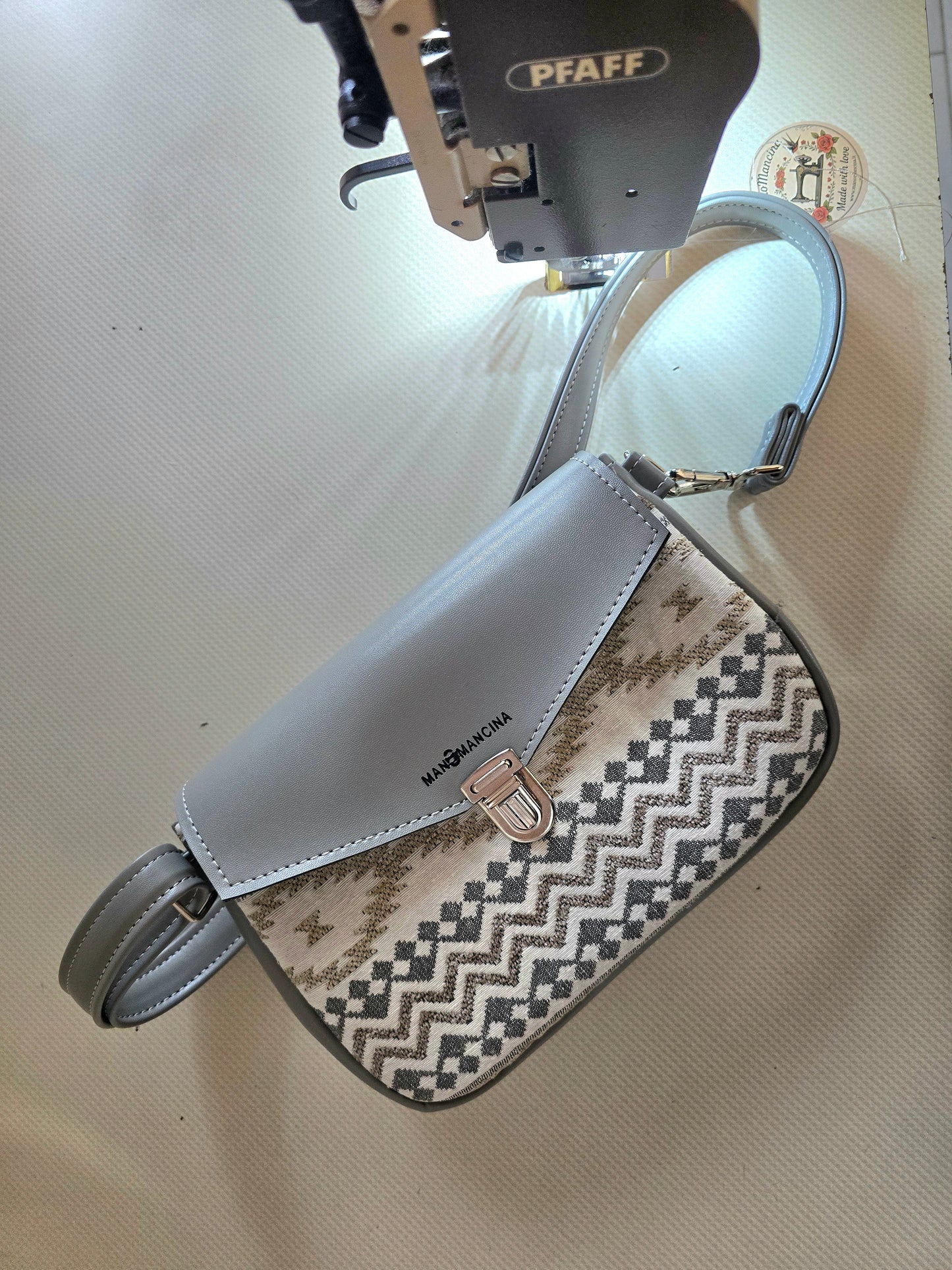 MARSUPIELLO large GRIGIO / boho