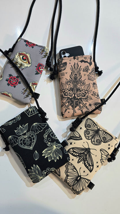 Phone bag basic TINTA UNITA NERO