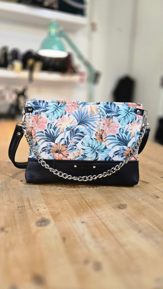 GILDA similpelle nero/tropical