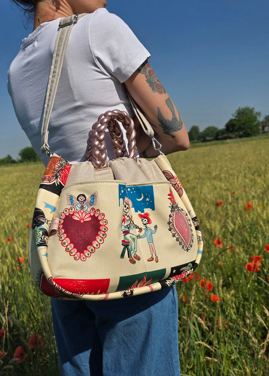 "L'ORGANIZZATA" corda chiaro/ ex voto beige