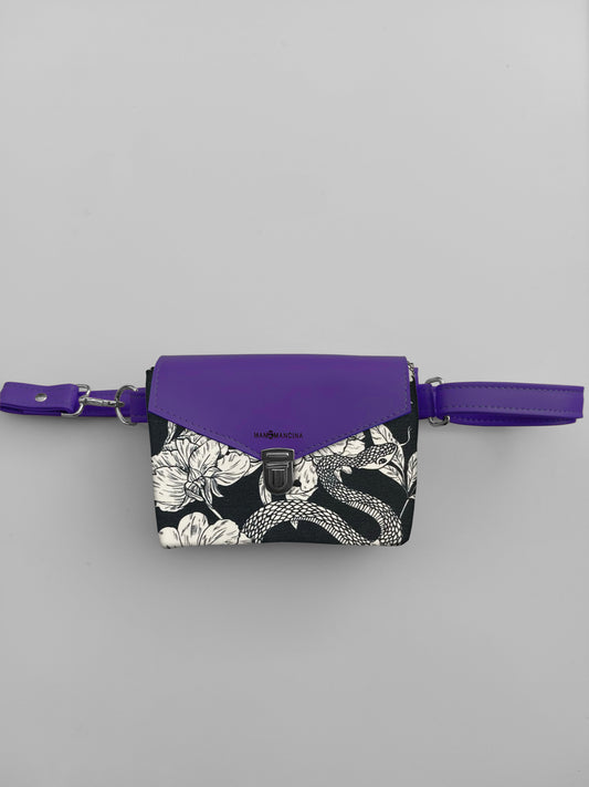 MARSUPIELLO viola / fiori serpenti