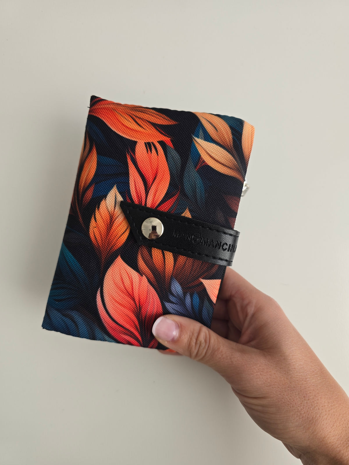 MINI WALLET - portafoglio compatto|foglie multicolor