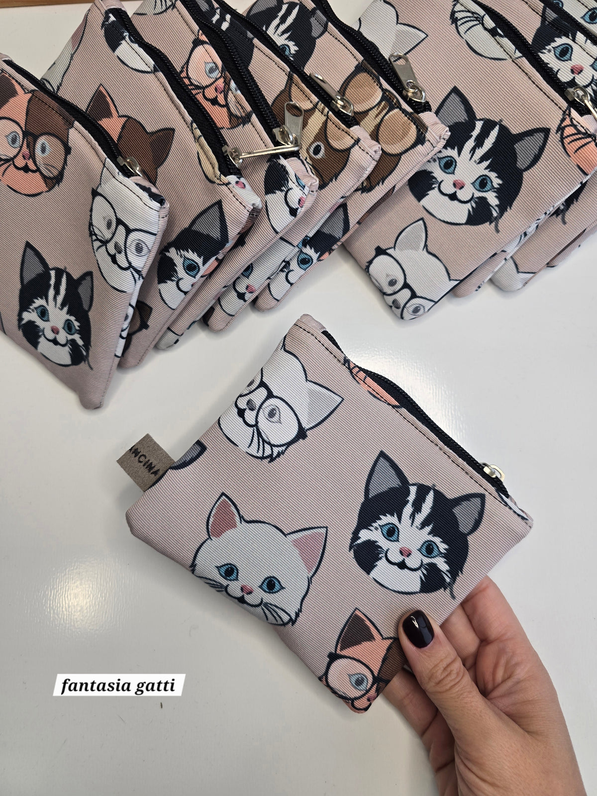 POCHETTE COMPACT | PORTA CARTE E MONETE | tutte le fantasie con animali