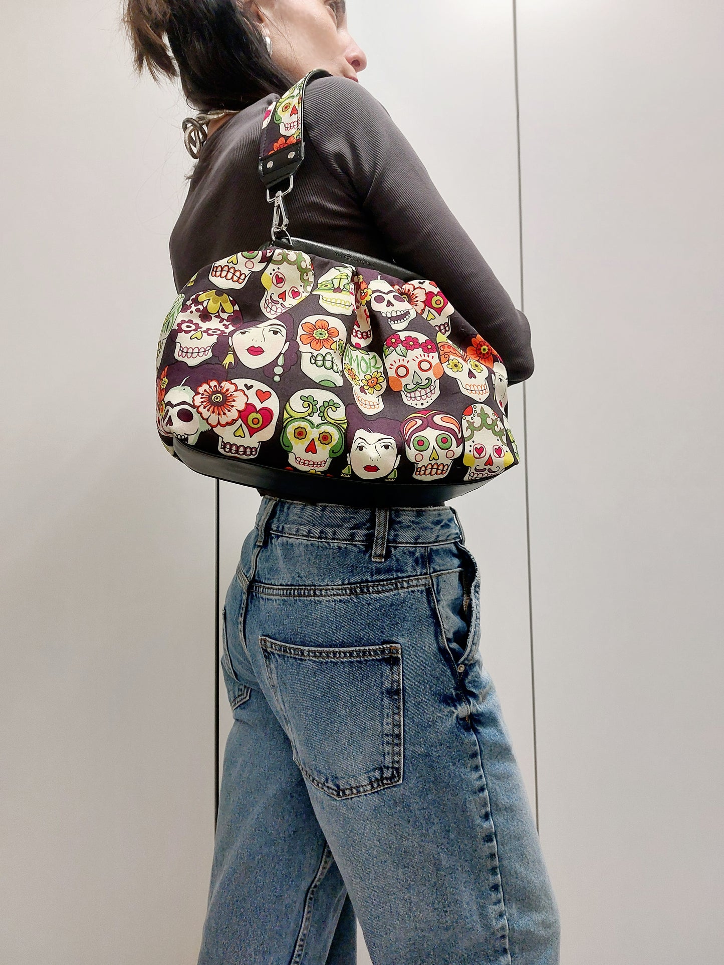 BORSA CLIC CLAC nero/Frida