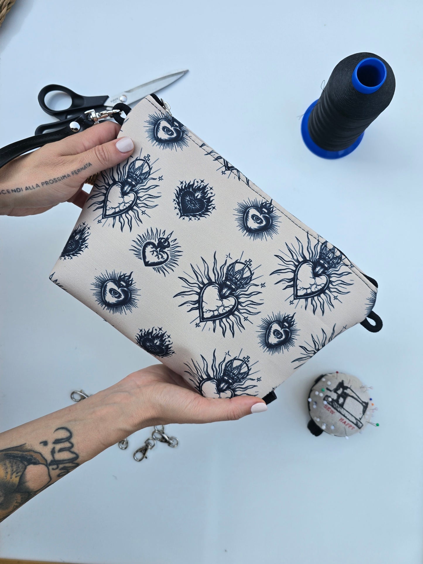 MAXI POCHETTE ex voto beige