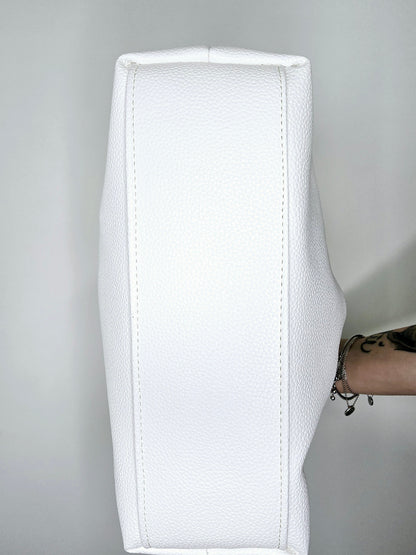 BORSA CLIC CLAC bianco