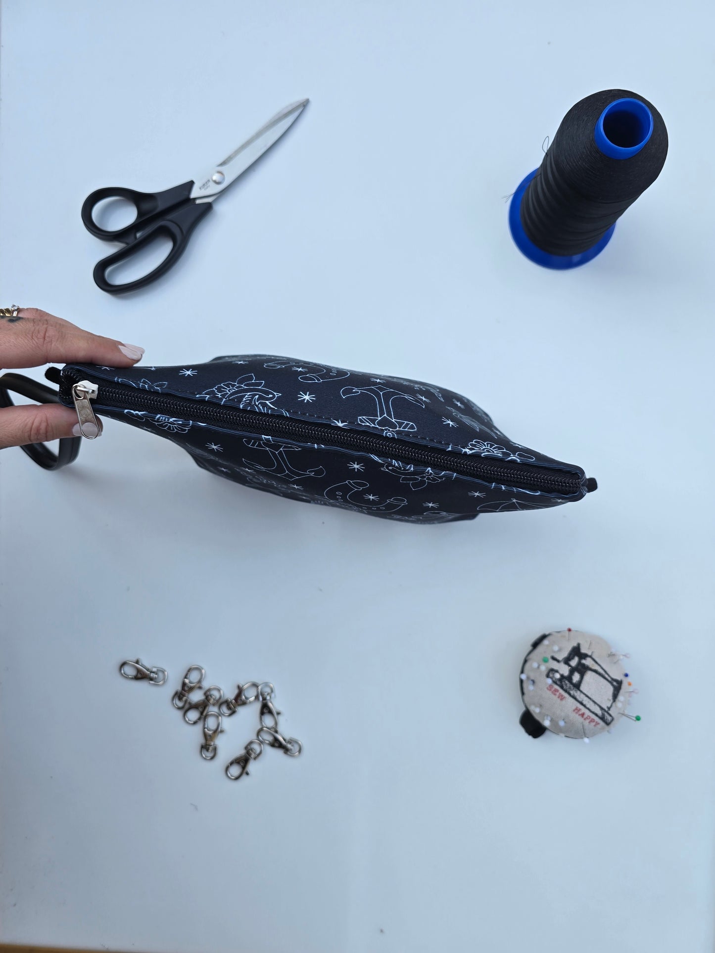 MAXI POCHETTE tattoo nero