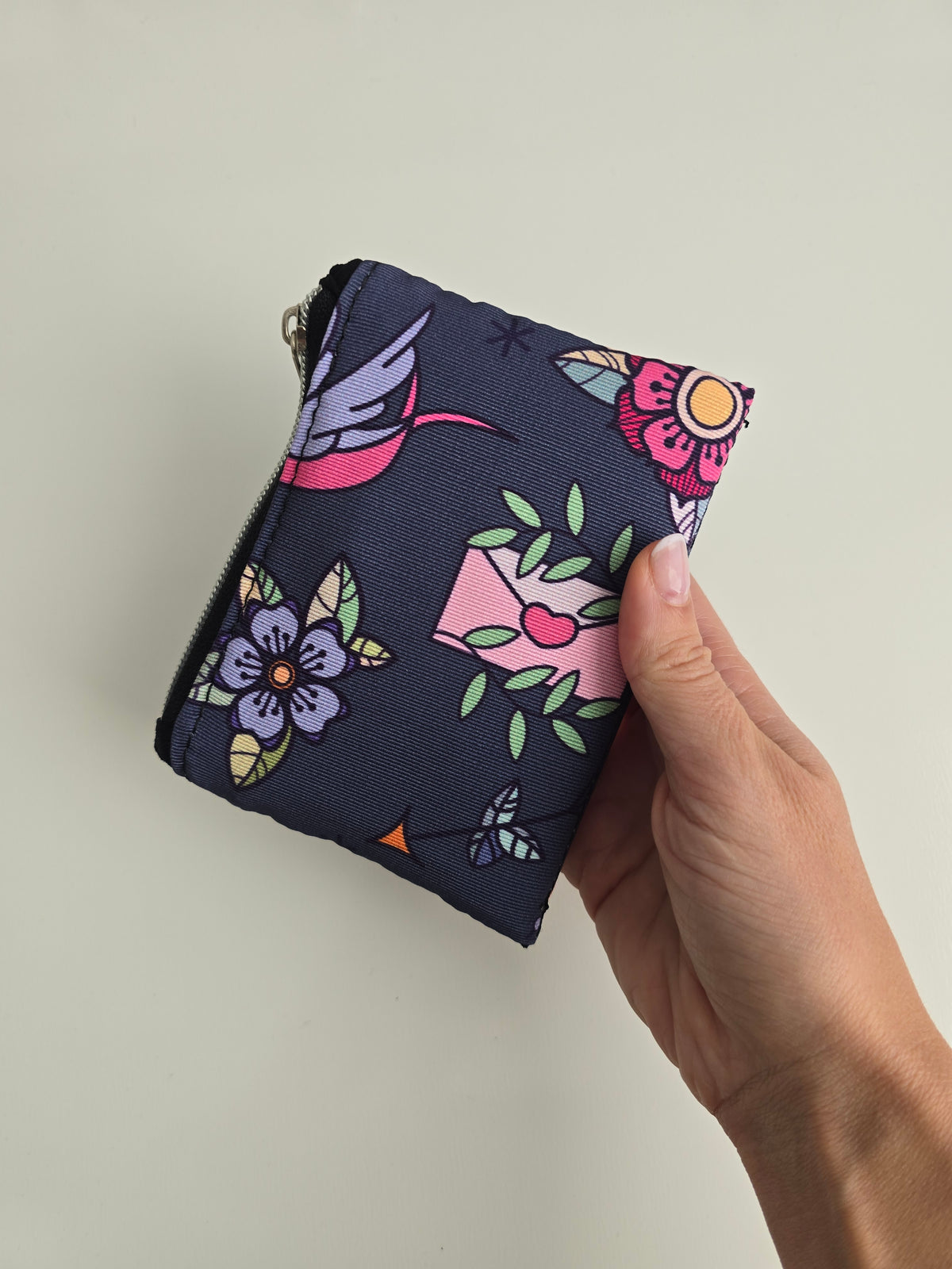 MINI WALLET - portafoglio compatto|love pink